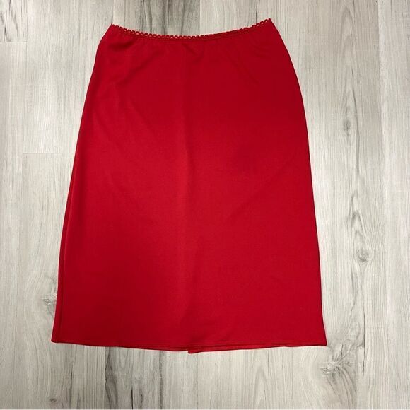 NWOT pin up girl! clothing red pencil skirt vintage deadstock see measurements - Picture 6 of 10